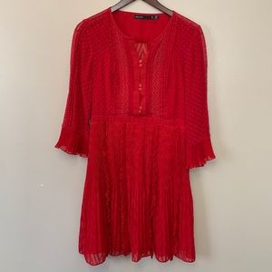 Karen Millen Sz 8 Red Dress